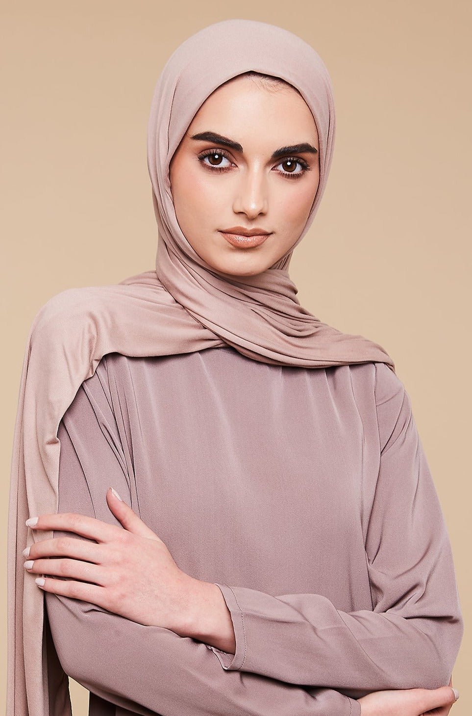 Mocha Soft Jersey Hijab - CAVE
