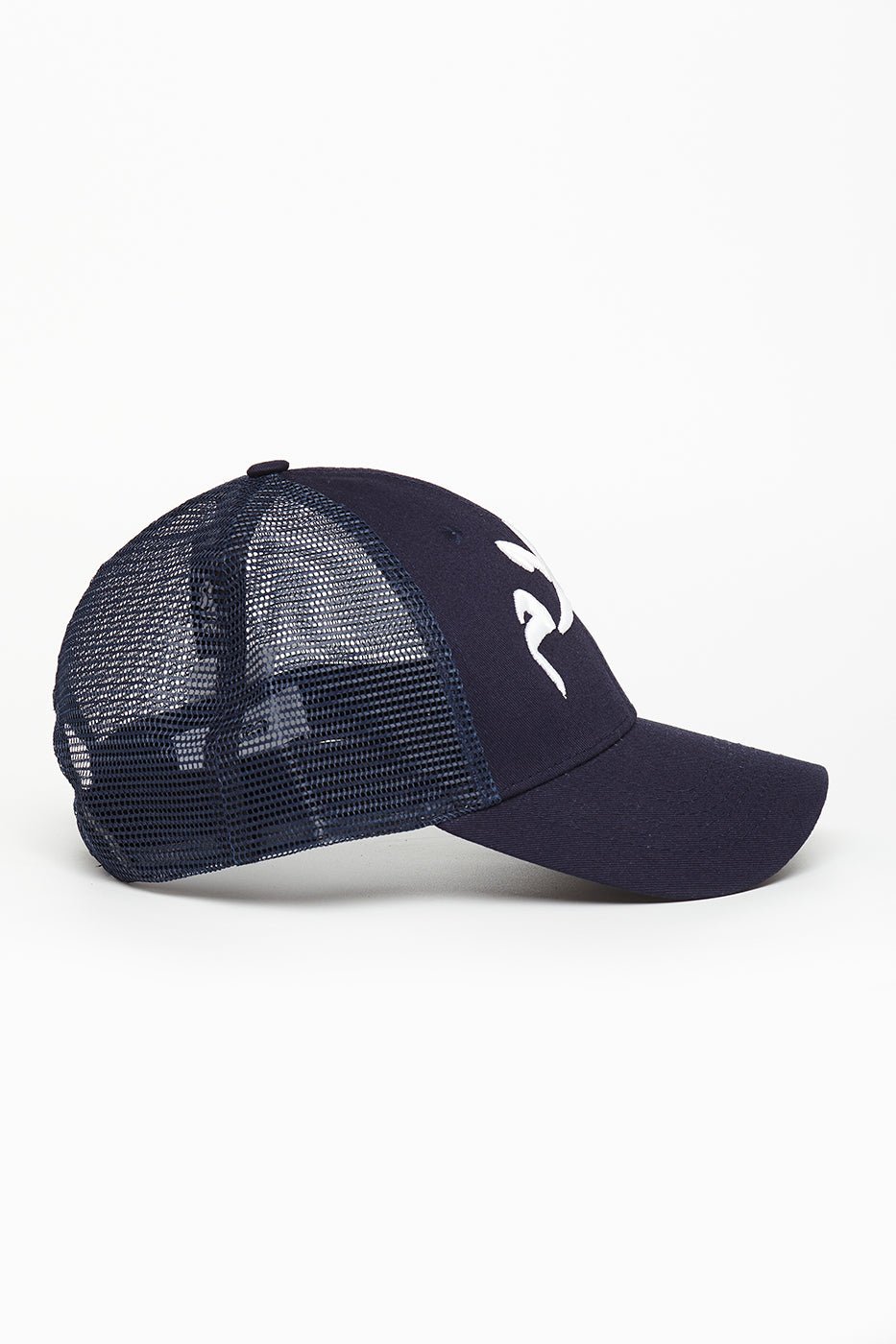 Navy & White Peace Arabic Cap - CAVE