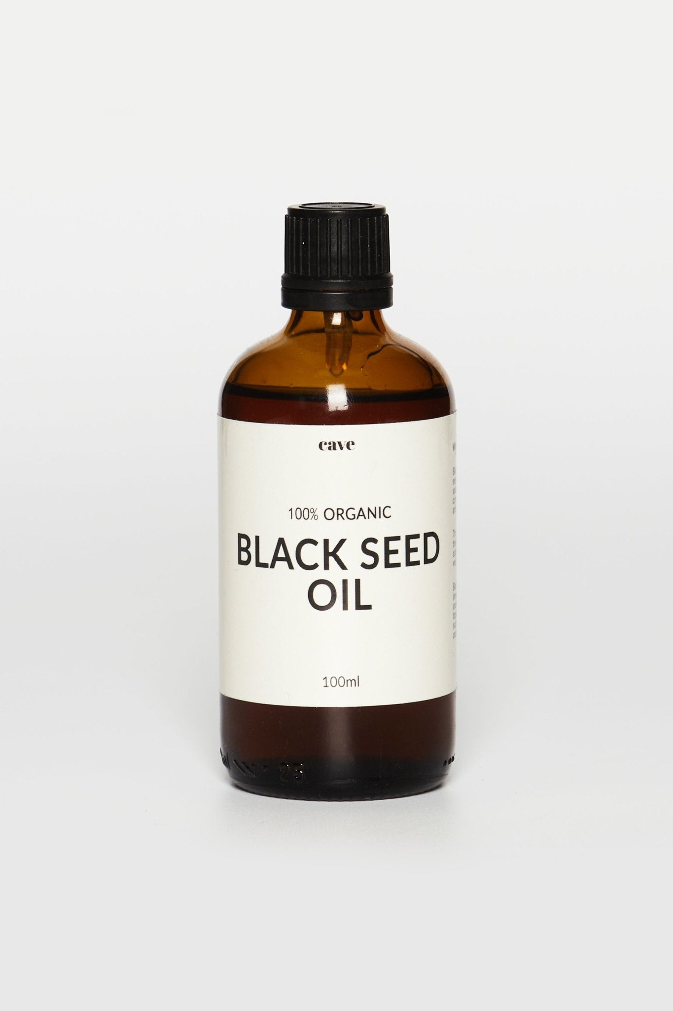 Organic Cold Pressed Black Seed Oil 100ml - CAVE