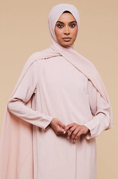 Pink High Soft Crepe Hijab - CAVE