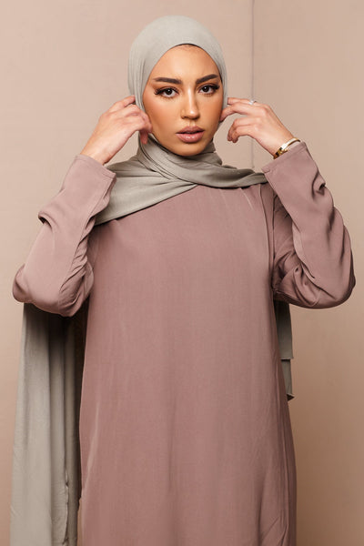 Rock Oak Bamboo Jersey Hijab - CAVE