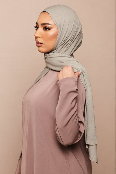 Rock Oak Bamboo Jersey Hijab - CAVE