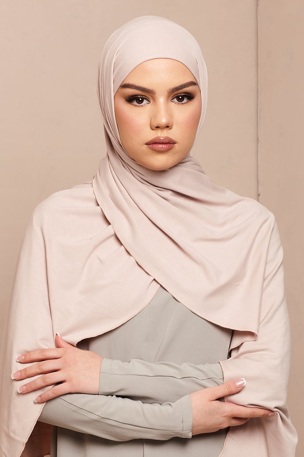 Rose Bamboo Jersey Hijab - CAVE