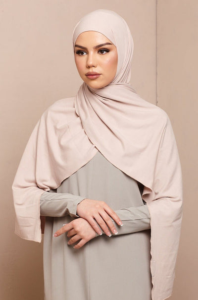 Rose Bamboo Jersey Hijab - CAVE
