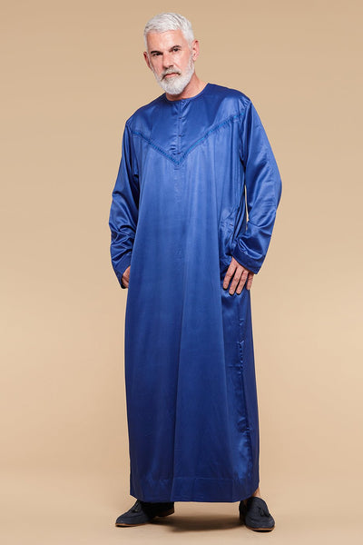 Royal Blue Omani Thobe - CAVE