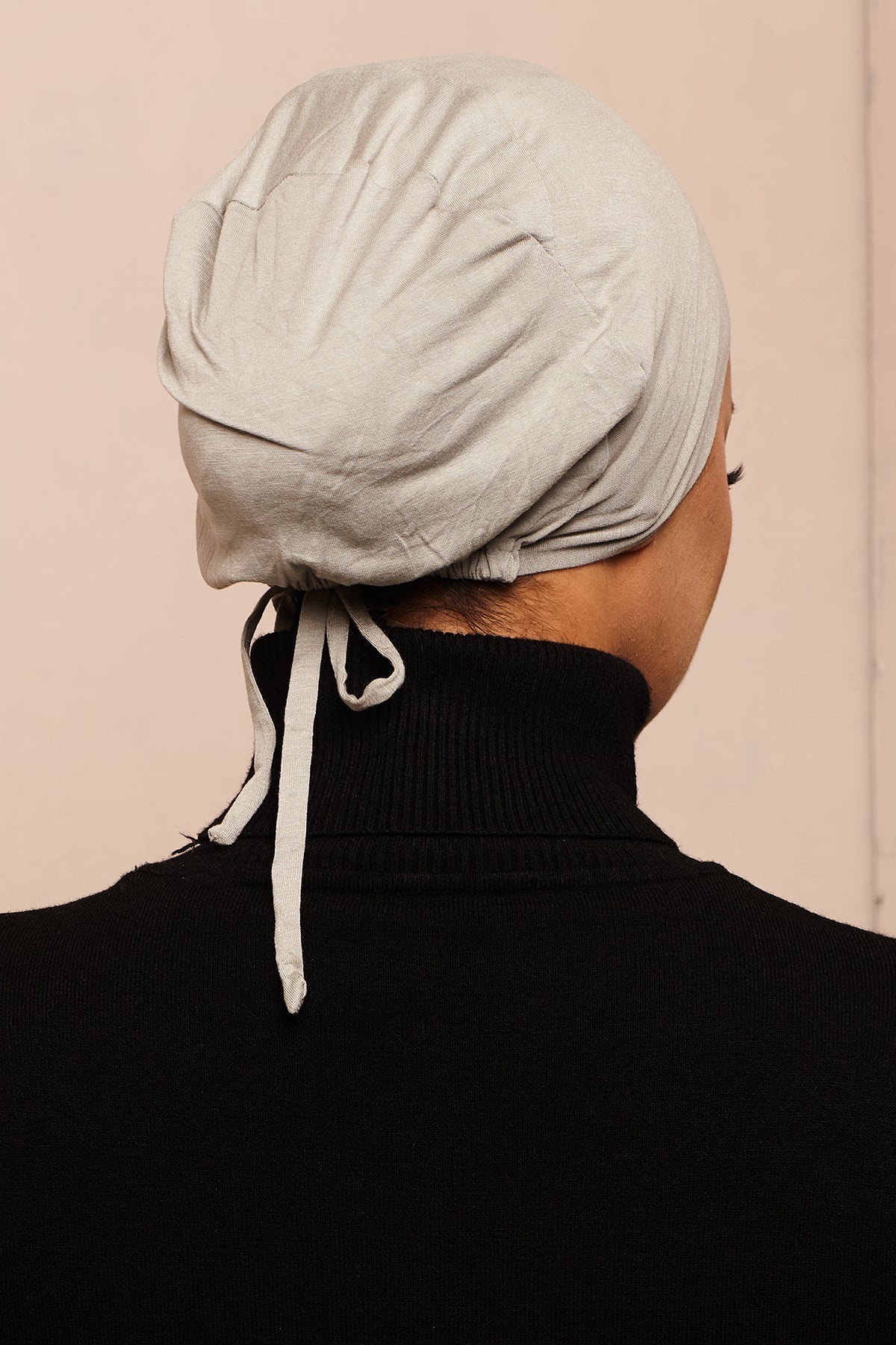 Satin-Blend Rock Oak Bamboo Jersey Hijab Cap - CAVE
