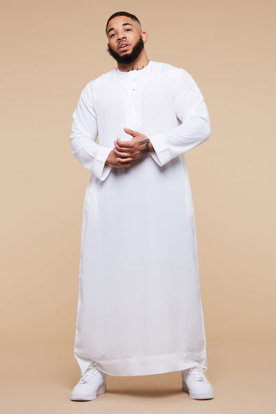White Classic Omani Thobe - CAVE